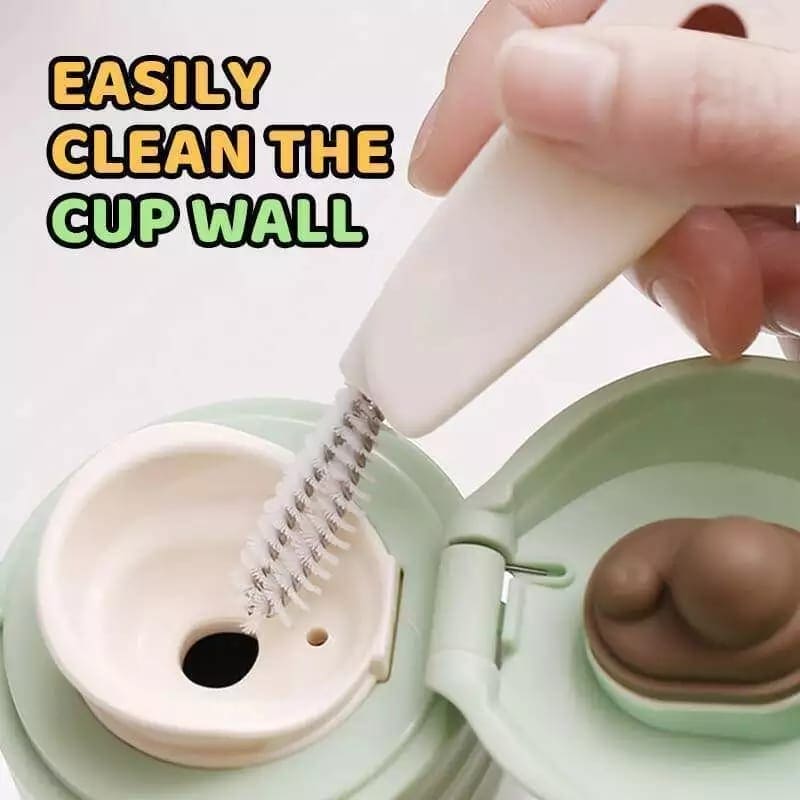 Bottle Cover Gap Cleaning Brush, Lunch Box Rubber Ring Groove Gap Cleaning Brush, 3 in 1 Cup Lid Cleaner, Multifunctional Bottle Gap Cleaner Bottle Cover Gap Cleaning Brush, Lunch Box Rubber Ring Groove Gap Cleaning Brush, 3 in 1 Cup Lid Cleaner, Multifunctional Bottle Gap Cleaner